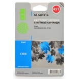картридж Cactus CS-CLI451C, Голубой