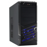 корпус Fox 8822BK 500W, черный