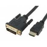 кабель (шнур) Telecom CG481G-2M (HDMI — DVI-D DL, M-M, 2 м), чёрный