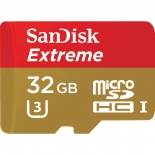 карта памяти SanDisk Extreme microSDHC Class 32GB (переходник SD)