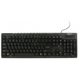 клавиатура Gembird KB-8300UM-BL-R/KB-8300M-BL-UR USB, чёрная