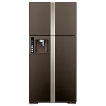 холодильник Hitachi R-W662PU3GBW, коричневый