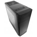 корпус Deepcool D-Shield Black (без БП, боковое окно), черный