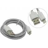 кабель / переходник для телефона Defender Lightning-USB 87471, бело-черный