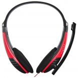 гарнитура для пк Oklick HS-M150, черно-красная
