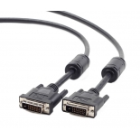 кабель (шнур) Gembird CC-DVI2-BK-10 (DVI-D DL M/M, 3 м), чёрный