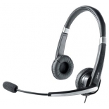 гарнитура для пк Jabra UC Voice 550 MS Duo, черно-серебристая