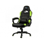 игровое компьютерное кресло Aerocool AC80C-BG, черно-зеленое