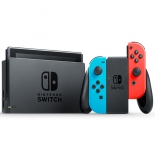 игровая приставка Nintendo Switch, неоновый красный / неоновый синий