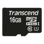 карта памяти MicroSDHC 16Gb class10 UHS-1Transcend
