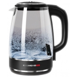 чайник электрический Redmond RK-G200S (стекло), черный
