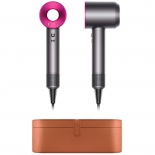 Фен / прибор для укладки Dyson Supersonic, серый с розовым