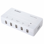 зарядное устройство Orico DCH-5U-WH (5xUSB 2.1A), белое