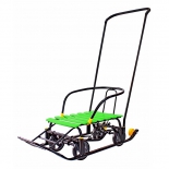 санки Snow Galaxy Black Auto салатовые