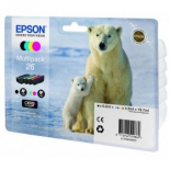 картридж (комплект) Epson 26, 4 цвета