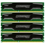 модуль памяти Crucial BLS4CP8G3D1609DS1S00BEU (DDR3 4x8 Гб, 1600 МГц, DIMM)