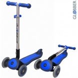самокат для взрослых Y-Scoo Globber Elite S My Free Fold up, синий