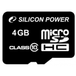 карта памяти Silicon Power microSDHC 4GB Class 10