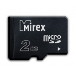 карта памяти Mirex microSD Class 4 2GB (без адаптера)