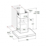 Вытяжка Hotpoint-Ariston HHBS 6.7F LT DS