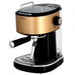 кофеварка Vitek VT-1524 GD, золотисто-черная