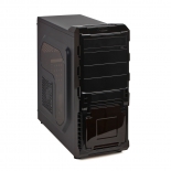 корпус ATX 3Cott 1810 без БП, черный