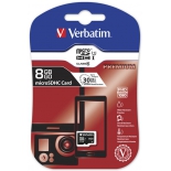 карта памяти Verbatim MicroSDHC 8Gb 44012 (Class10, U1)