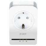 PowerLine-адаптер D-Link DHP-P308AV/C1B (встроенный БП)