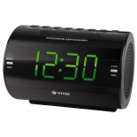 Радиоприемник Радиочасы Vitek VT-6604 BK