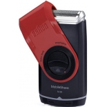 электробритва Braun MobileShave M-60, черно-красная