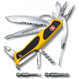 нож перочинный Victorinox RangerGrip Boatsman (0,9798,MWC8) черно-желтый