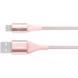 кабель / переходник Belkin Mixit DuraTek розовое-золото 1.2м