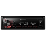 автомагнитола Pioneer MVH-390BT (красная подсветка)