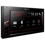автомагнитола Pioneer MVH-AV190 (красная подсветка)