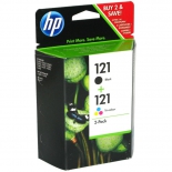картридж HP 121 черный / трехцветный
