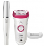 эпилятор Braun Silk-epil 9-538 Wet & Dry + Эпилятор для лица