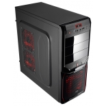 корпус AeroCool V3X Advance Devil Red Edition Black (ATX, без БП)