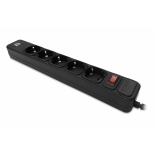 сетевой фильтр CBR CSF 2500U (5 розеток, 2200 Вт, 2xUSB, 1.8 м)