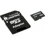 карта памяти SmartBuy microSD 2Gb (с адаптером)
