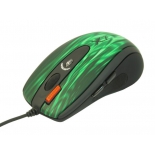 мышка A4Tech XL-750BK, зелёный огонь