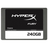 жесткий диск Флеш диск Kingston 240Gb HyperX FURY r500/w500 Mb/s, 41kIOPS SHFS37A/240G