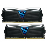 модуль памяти GeiL Super Luce GLW432GB2400C16DC (DDR4, 2x16Gb, 2400MHz, 16-16-16-36, DIMM), чёрные с белой подсветкой