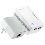 адаптер Wi-Fi Комплект адаптеров Powerline с функцией усилителя беспроводного сигнала TP-LINK TL-WPA4220 KIT