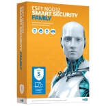 программа-антивирус ESET NOD32 Smart Security Family (на 5 устройств, Retail)