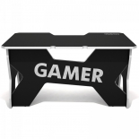 стол компьютерный DXRacer Generic Comfort Gamer 2/N/W, черно-белый