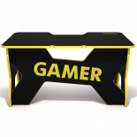 стол компьютерный DXRacer Generic Comfort Gamer2/N/Y, черно-желтый