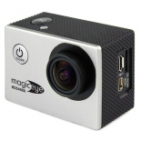 видеокамера Gmini MagicEye HDS4000, экшн-камера с набором принадлежностей, серебристая