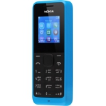 сотовый телефон Nokia 105 Dual Sim, синий моноблок 2Sim 1.4