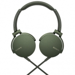 гарнитура проводная для телефона Sony MDR-XB550AP/G, зеленая