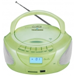 магнитола Telefunken TF-CSRP3490B, мятная